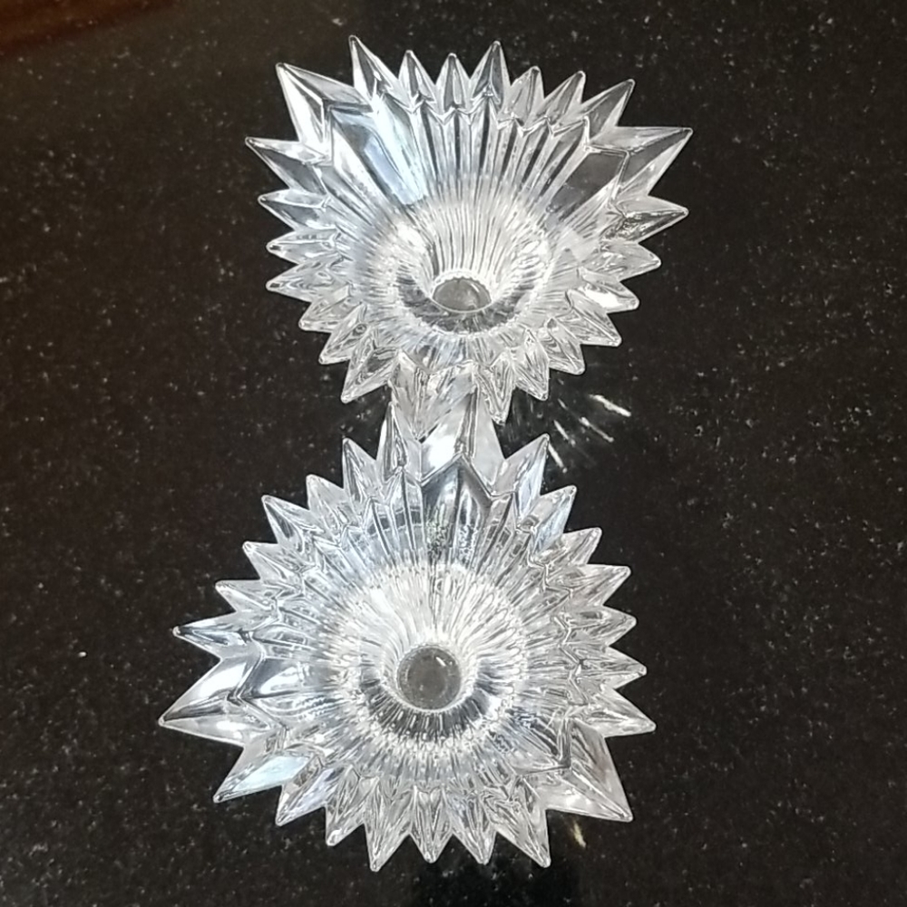 Crystal Candleholder Set - Picture 2 of 4